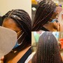 Small Triangle Box Braids