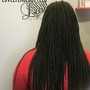 Large Knotless Braids