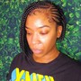 Half up half down w/curls (wig/ frontal) (add on ONLY)