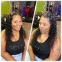 Half up/ Half Down Sew In