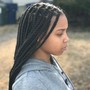 Medium Knotless braids