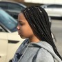 Medium Knotless braids