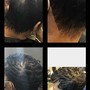 Relaxer on back and side