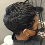 Relaxer on back and side