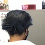 Short hair-Relaxer