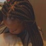 50 inch Bohemian Smedium knotless Box Braids With 100%Human Hair