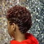 Crimps and protein treatment for natural hair