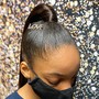 Silk Wrap Natural hair short