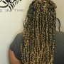 Large Knotless Braids