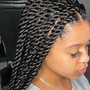 Stitch braids (natural hair no hair added)