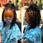 Hair added for Feed In braids