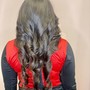 Wedding Sessions/wedding party hair curling