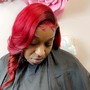 Sew In Take down w/ shampoo and blow dry