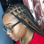 Feed in Pony Tail Braids