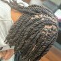 Knottless box braids (small)