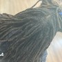 Loc Retwist - Long (palm roll) + Style