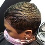 Relaxer Only sides and  back