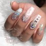 4 Sugar Nail Designs (2 Nails On Each Hand)