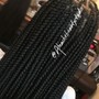 2 Women’s feed-in/stitch braids