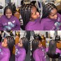 Medium knotless  Braids