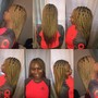 Medium knotless  Braids