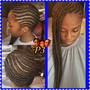 Large knotless box Braids