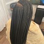 Waist length  Senegalese twist