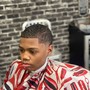 Men Haircut  (with clipper shave)w/razor line