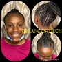 Sleek Ponytail With Sewin In Back