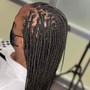 2 cornrows feed-in method