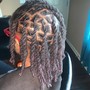 Box Braids over Locs