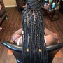 Box Braids over Locs