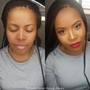 Neutral Glam Full Face Makeup Application