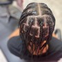 Male large Individuals braids/twist out