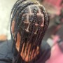 Male large Individuals braids/twist out