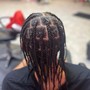 Male large Individuals braids/twist out