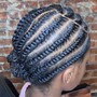 Two strand twist updo/Flexy Rod curler styles