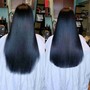 Long hair Silk Press