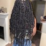 Knotless Boho Waist Length  Braids