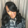 Full Sew In, take down,and wash, cut, style