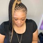 Extra small knotless braids 10 hours