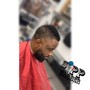 Men's regular cut (not bald fade/ no skin) with beard line up