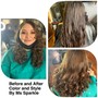 Curling, Straightening, Perm, Extensions, Micro Ring Extensions, Bonding Hair Extensions, Extension Trimming, Extension Coloring, Microlinks Extensions, Feather Extensions, Tinsel Extensions, Glue in Extensions, Fusion Braid Extensions, Virgin Relaxer, Rel