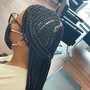 Knotless braids (medium)