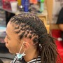 Shoulder length /wash/ retwist /no style