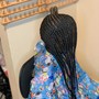 Medium box braids