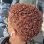 Silk Press on Natural hair