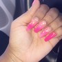 Long Acrylic Nails