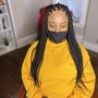 Takedown for human blend locs/ Synthetic locs/ Messy locs and braids