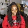 Messy faux locs (MidBack)